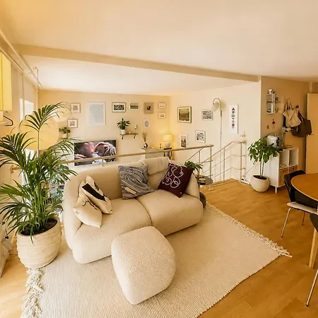 Characterful Split-level Flat In Christianshavn Kopenhagen